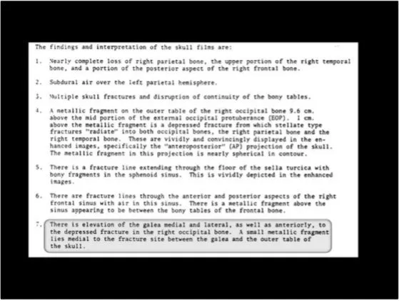 A Review of the JFK Cranial x-Rays and Photographs 