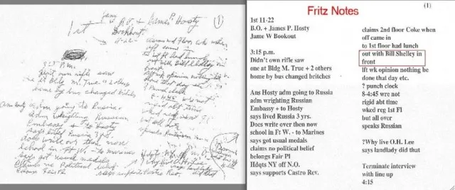 Captain Will Fritz Notes